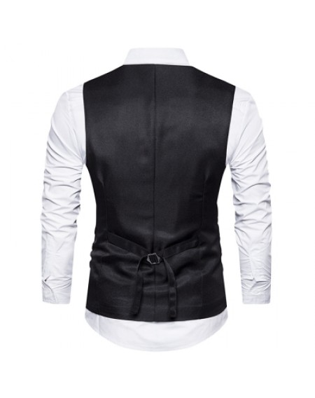 Men Business Suit Vest Waistcoat