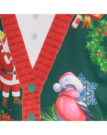 Santa Claus 3D Print Christmas Tee
