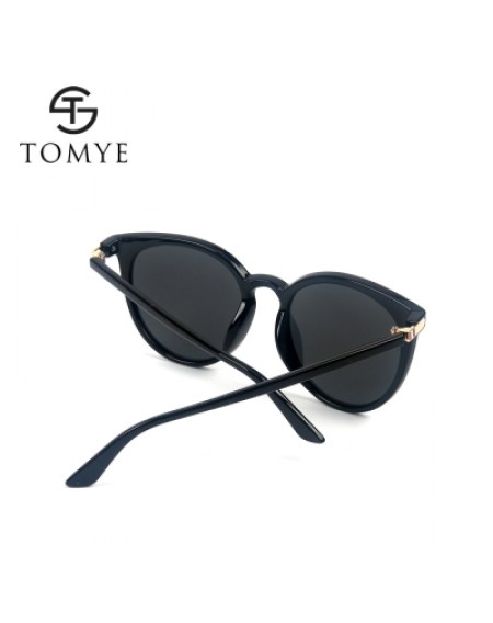 TOMYE 55918 2018 New Fashion PC Retro Cat Eye Color Polarized Sunglasses for Women
